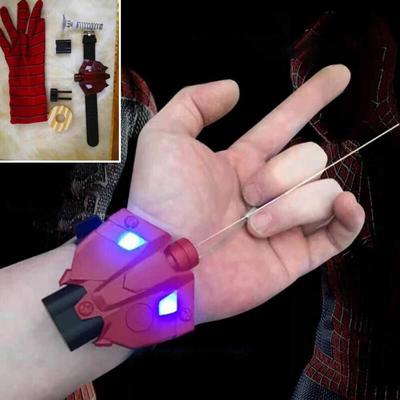 Lanzatelara LED Magnético Increíble 2 Spider-man Hecho a Mano Mejorado Accesorios de Cosplay Juguetes