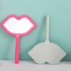 Plastic Handheld Mirror Decorative Portable Mirror Mini Make Up Mirror  Women