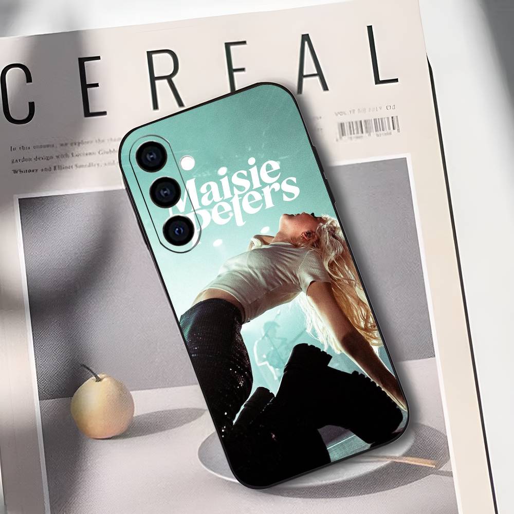 

M-Maisie P-Peters Phone Case For Samsung Galaxy A73,A72,A71,A70,A53,A52,A51,Soft Silicone Black Cover Samsung a31