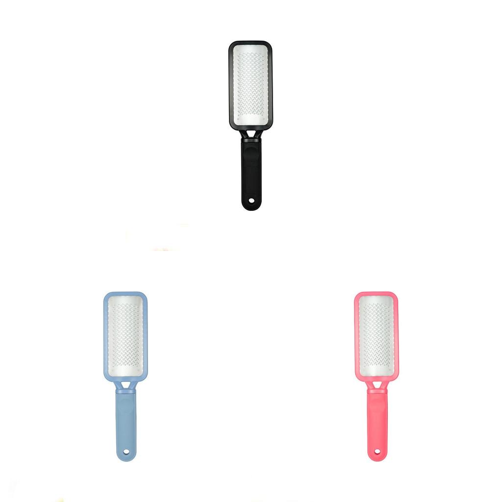 Premium Qualität 304 Edelstahl Fußraspel Doppelseitiger Hornhautentferner Mit ABS-Griff