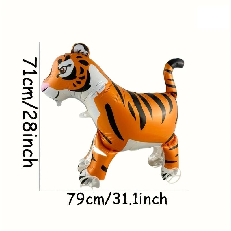 

1 шт 3D шагающий воздушный шар из алюминиевой пленки в виде кота-единорога с колесами, съемные колеса, подходит для украшения вечеринок с домашними животными, дней рождения и т. д.