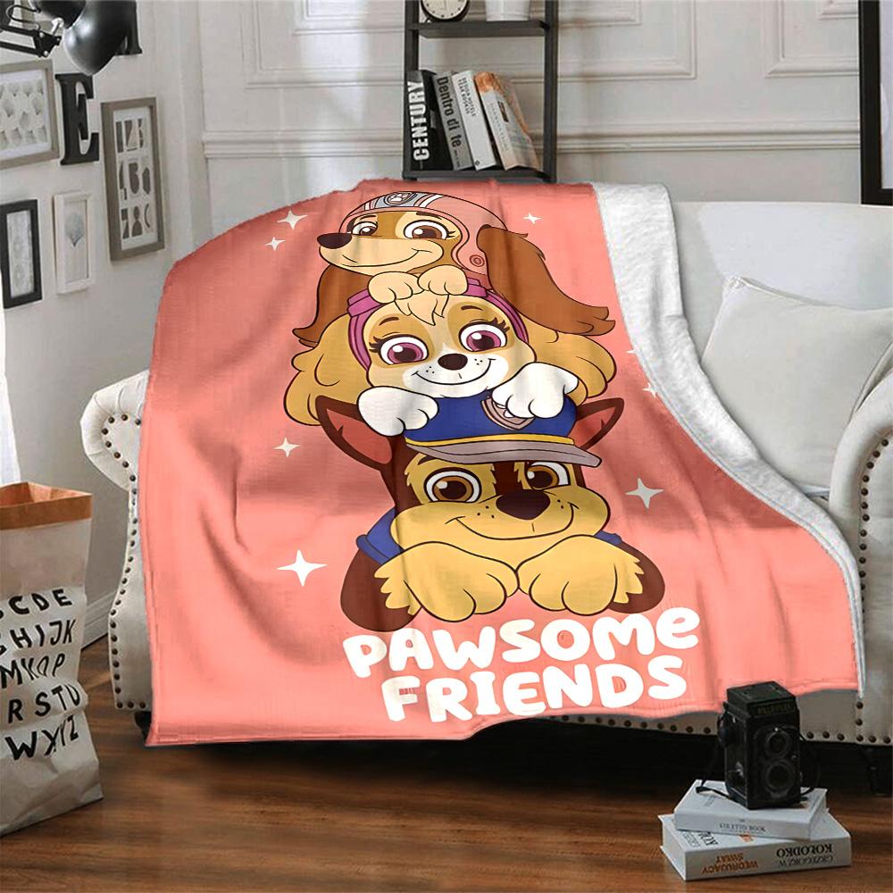 1pc Paw Paw29 Blanket, Gift, for Men and Women, Soft Blanket, Good for Sofa Bed Couch Travel, Lightweight Flannel Blanket