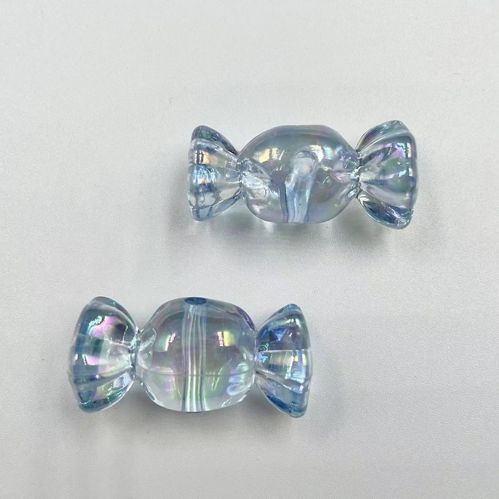 Acrylic Multicolor Candy Pendant for DIY Beaded Phone Chains