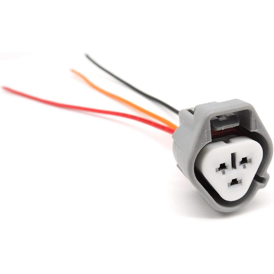 HiSport Fog Light Turn Signal Connector Pigtail 3 Wire compatible with Nissan Mazda Subaru 1PCS