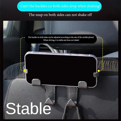 Seat Hook Easy To Carry Simple And Stylish Reliable Decorative Automotive Interior Mobile Phone Holder Durable Easy To Store