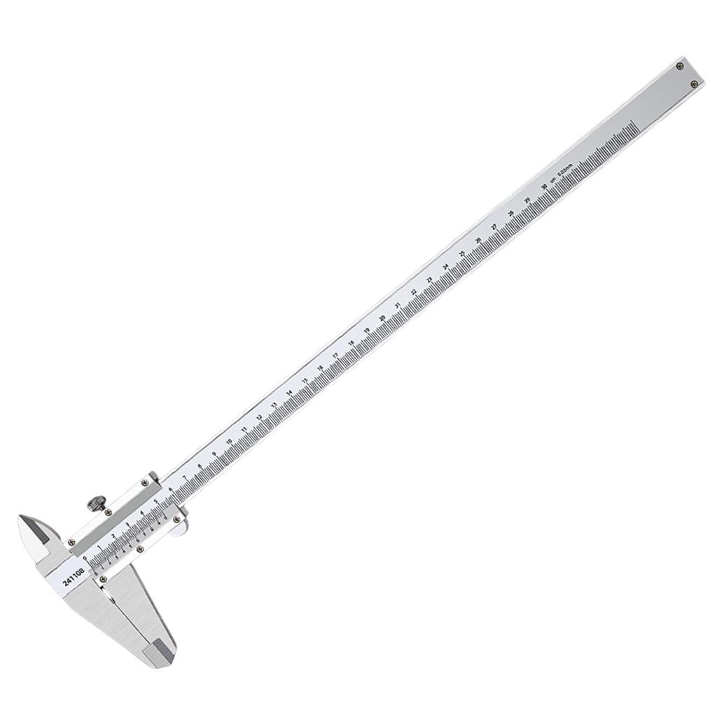 Stainless Steel Vernier Caliper 150/200/300mm Caliper Measuring Tool Manual Micrometer for Depth Diameter Measurement