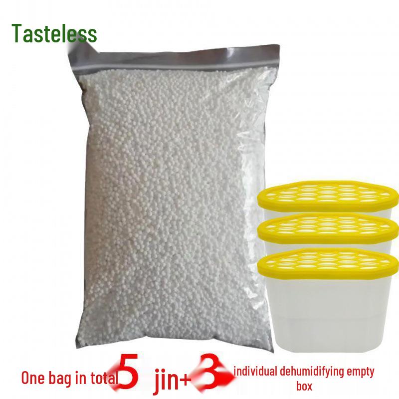 Calcium Chloride Moisture Absorbing Granules, 5 Jin Pack for Room/Wardrobe