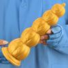 Huge Gold Silicone Anal Plug Threaded Dildo Realistic Big Dick Sex Toy for Men Fisting