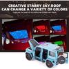 1/24 Toy Cars Brabus G800 Metal Diecast Cars Model with Sound and Light,Pull Back,Model Cars with Starry Sky Roof,Suitable for Children As Gifts