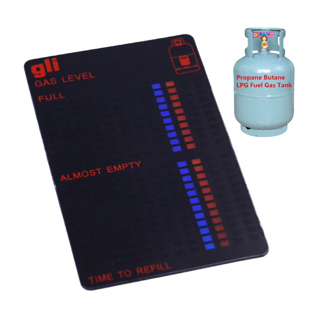 Plastic Liquid Crystal Black Practical Propane Gas for Tank Liquid Level Indicator Magnetic Bottle Gas Measuring Device