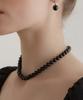 Tatiana (Silver 925) Onyx Candy Ball Necklace Nz2142