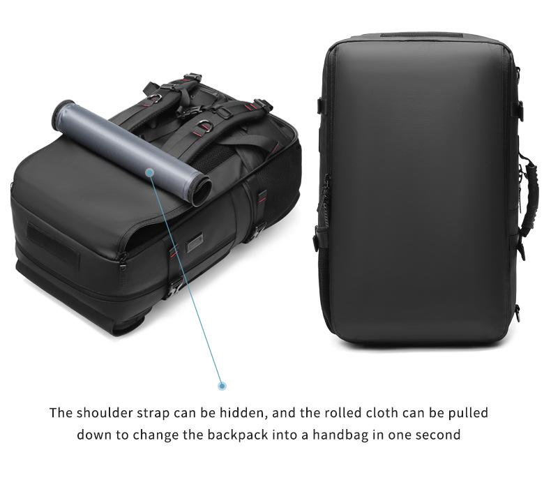 Herren Rucksack mit großem Fassungsvermögen, Diebstahlschutz, für Laptop und Reisen, für Outdoor und Business.