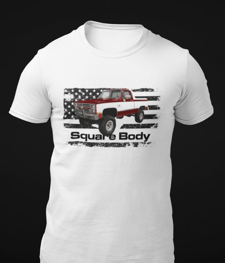 1987 Chevy Silverado 4x4 Square Body Short-Sleeve Unisex T-Shirt