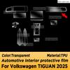 For VOLKSWAGEN TIGUAN 2024 2025 Panel Navigation Screen Automotive Interior Protective Film Anti-Scratch Sticker
