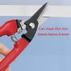 Tin Sheet Metal Snip Aviation Scissor Iron Plate Cut Shear Household Hand Tool Industrial Multifunctional Industry Work