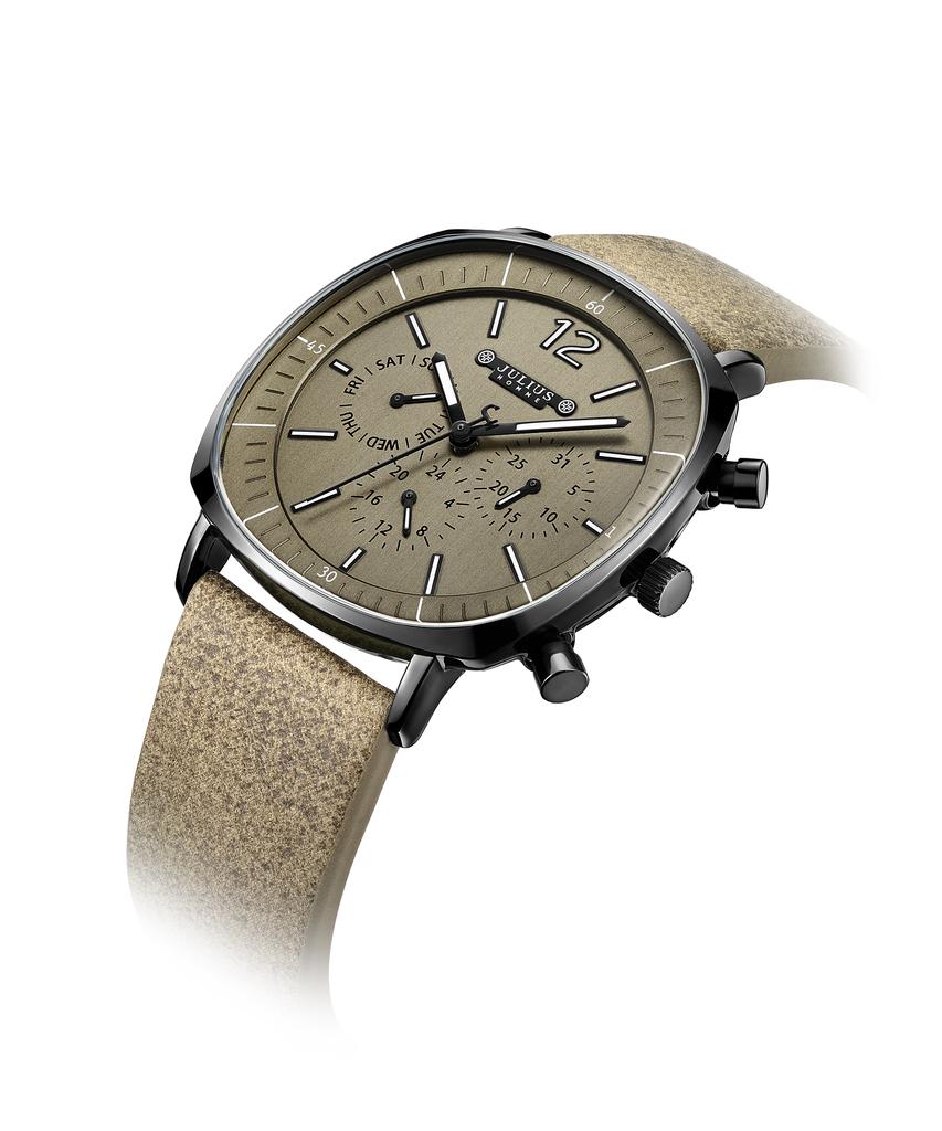 Jyullieoseu Men'S Multi Leather Watch Jah-098