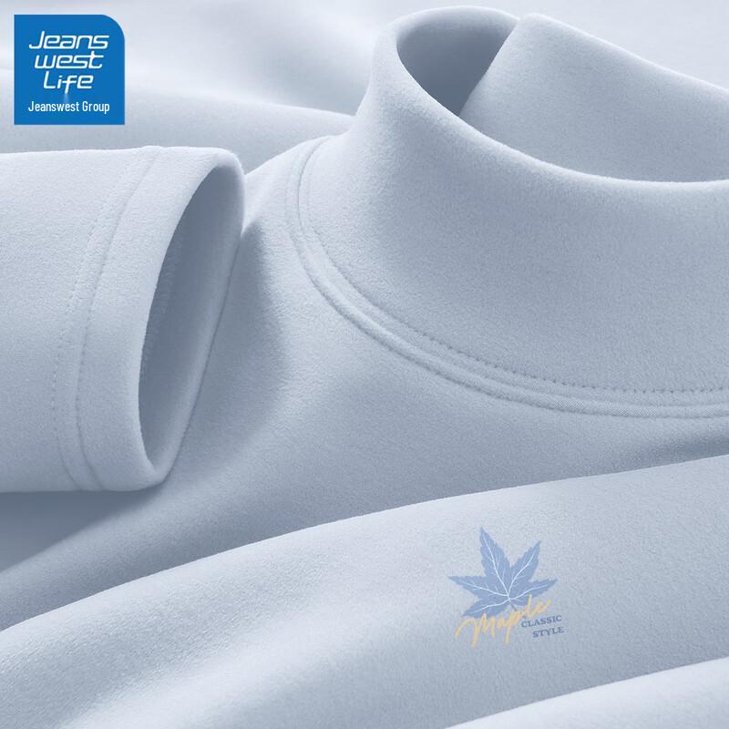 JEANSWEST LIFE Men s De Rong Thermal Mock Neck Long Sleeve Base Layer Shirt 3XL