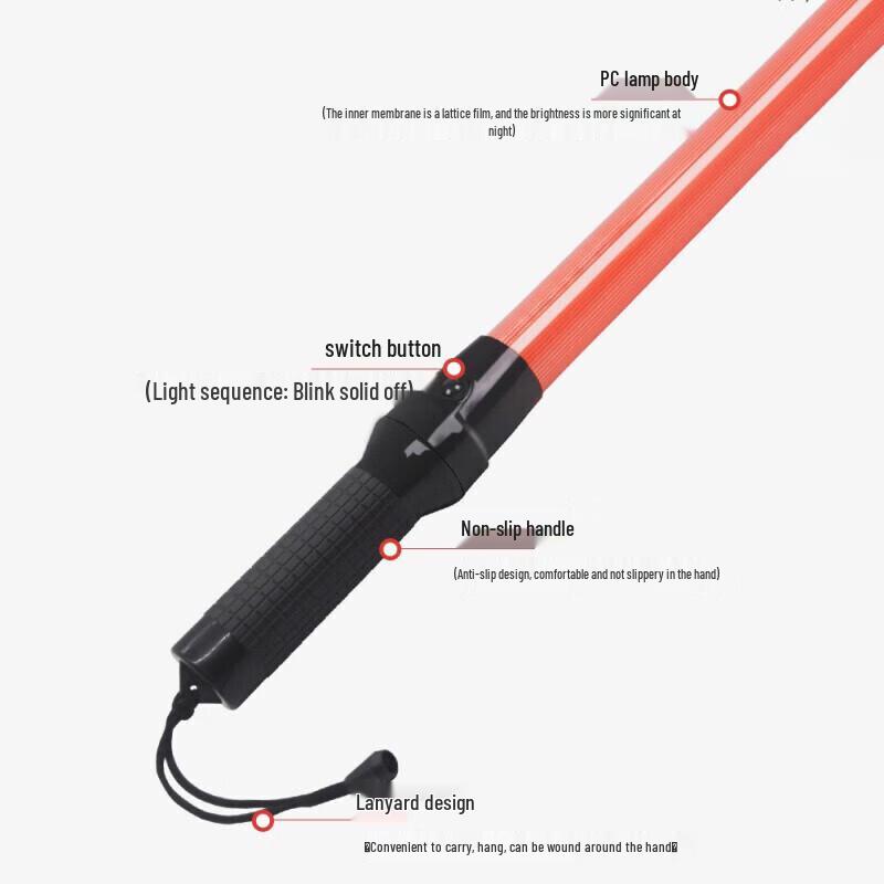 LED Nödsäkerhetsblinkande Stav