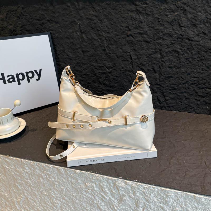 One shoulder underarm bag women's 2025 new retro dumpling bag fashion niche high sense commuter messenger bag women