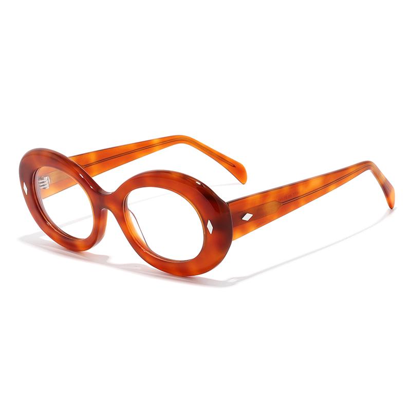 

Versatile Fashion Photochromic Sunglasses Women Y2K Retro Anti Blue Light Reading Glasses Men New Oval Frame Myopia Eyeglasses 0(NO BLUE LIGHT)