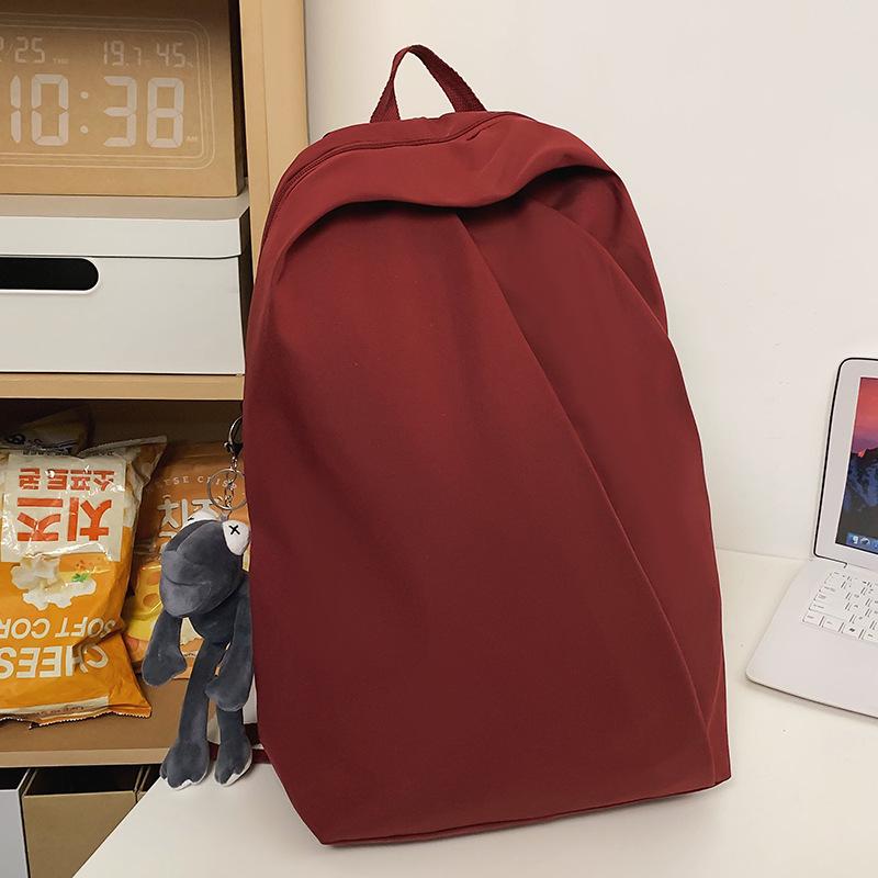 School Bag Children's Primary School Students Female Burgundy Junior High School Students Male College Students Backpack
