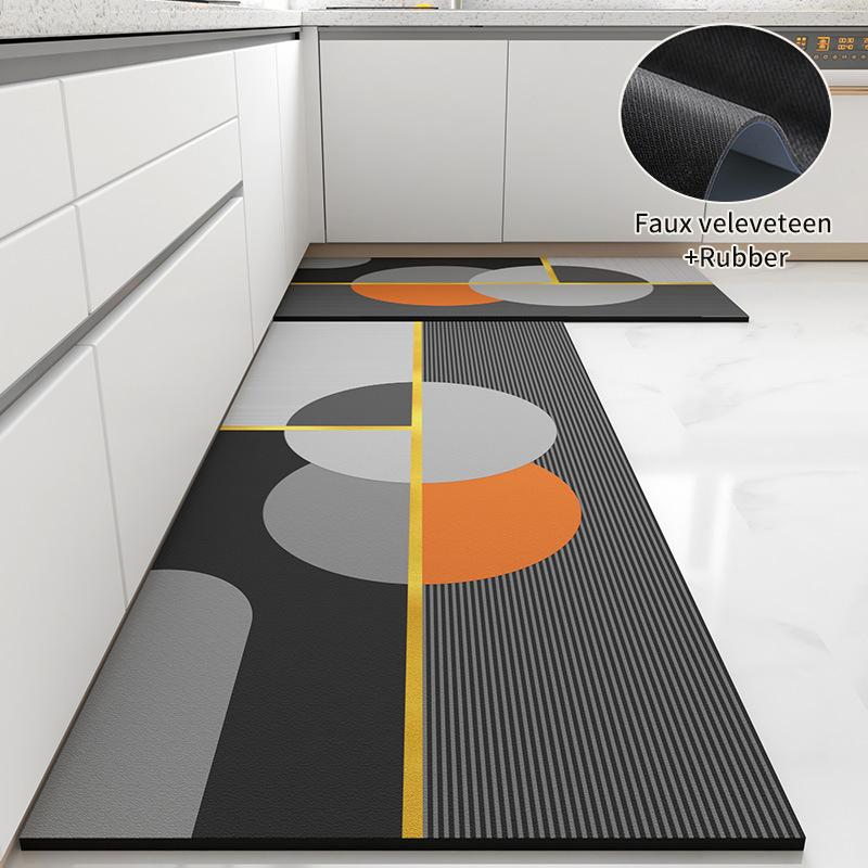 Decorative Kitchen Mat Bathroom Floor Mats Doormat Decoration Rubber Mat for Home Kitchen Floor Carpets Home Rug