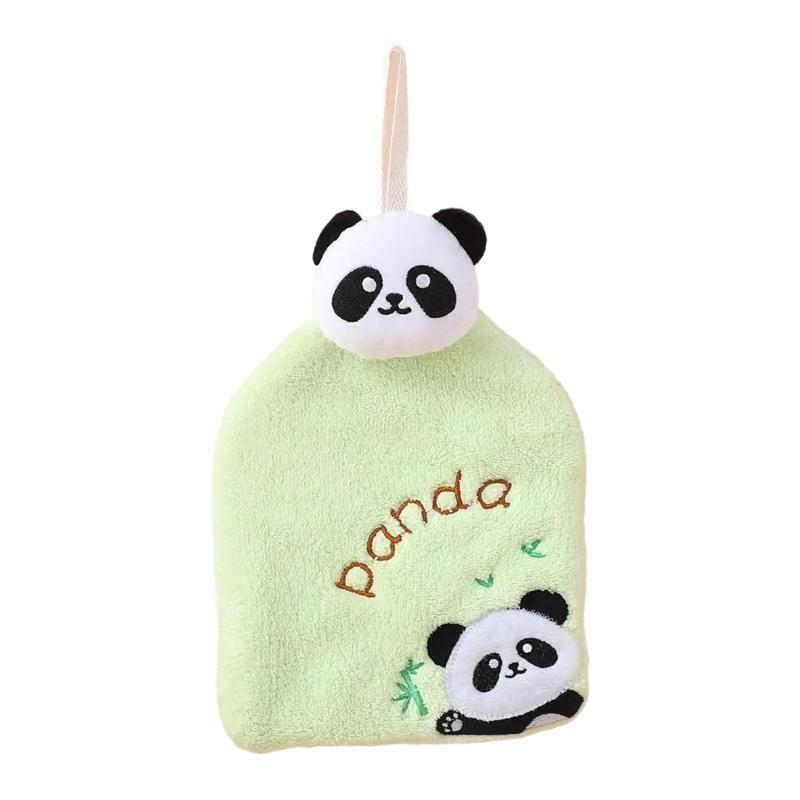 Animal Themed Kids Hand Towels Soft Absorbent Coral Velvets Quick Drying Towels for Kitchen and Bathroom
