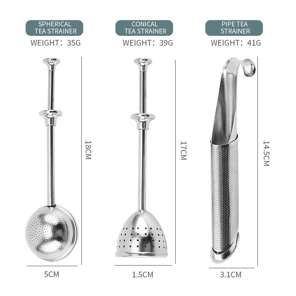New Stainless Steel Tea Infuser Creative Pipe Shape Metal Tea Strainer Hanging Filter For Mug Teapot