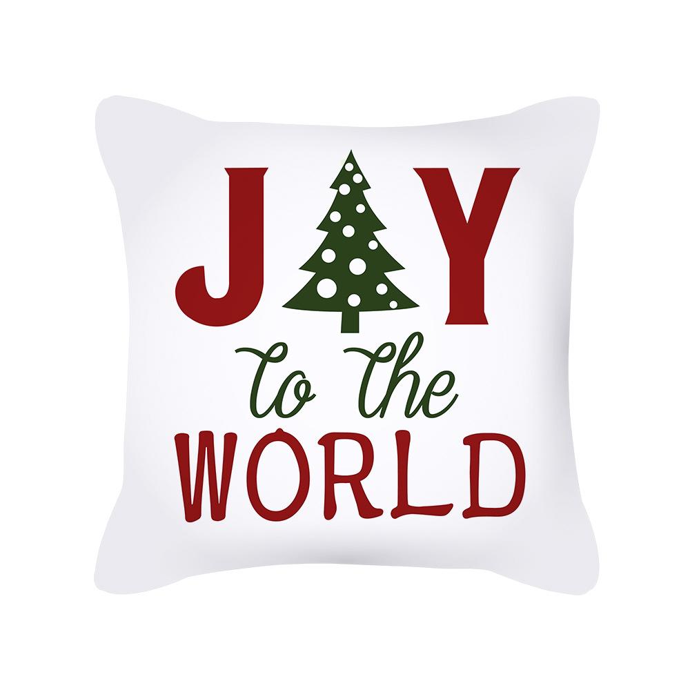 New Ins Nordic Cartoon Christmas Pillow Cover Holiday Gift Square Cushion Cover Pillow Cover