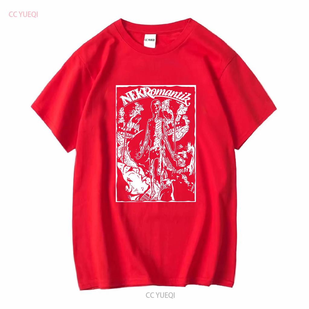 Vintage Y2K Nekromantik T Shirt Red Size L Horror Movie RARE vintage Washed Stretched fashion Unisex Soft homme