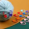 50-500pcs Mix Color Plastic Resin Small Clip Locking Stitch Markers Crochet Latch Knitting Tools Needle Clip Hook Sewing Tool