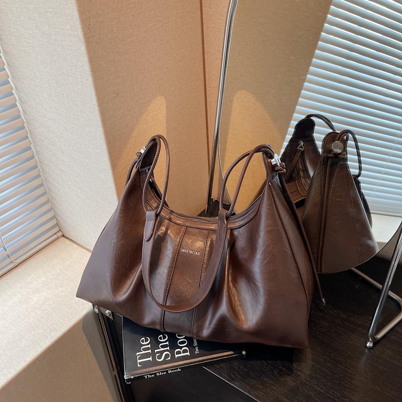 Neue Retro-Tote-Bag mit großer Kapazität, vielseitig, lässig, Mode, prägnant, für den Arbeitsweg, Umhängetaschen 2026, hochwertige Achseltasche für Damen