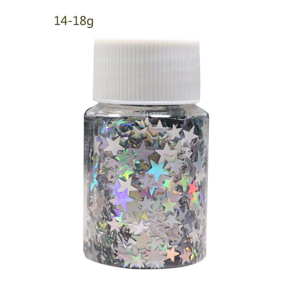 Five-Pointed Star Glitter Nail Sequins Nail Art Flakes Colorful Glitter Sticke