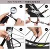 OBEST Puncture Repair Kit, 16-in-1 Multi-Tool Bicycle Tool Set with Waterproof Storage Bag for Cross Bikes and Road Bikes