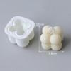 1PC Square Cube Candle Mould Soy Wax Essential Oil Aromatherapy Candle DIY  Cloud Shape Candle Material Wax 3D Silicone Mold