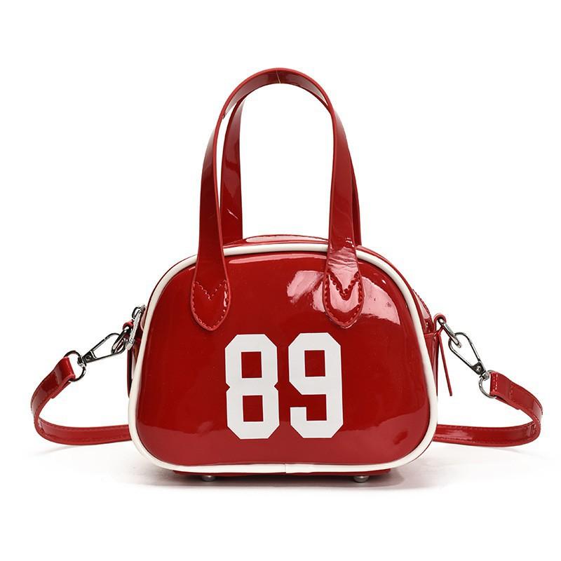 Fashionable Hot Girl Carrying Boston Age Ball Bag Female Japanese Niche Student One-shoulder Cross-body