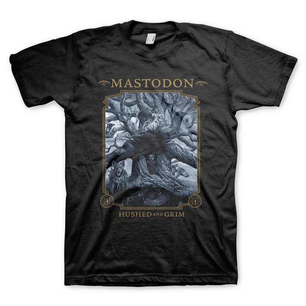 MASTODON cd cvr HUSHED AND GRIM Official SHIRT XL New round sun remission hunter