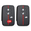Silicone Car Key Fob Cover Case For Toyota Prius Venza land cruiser prado 150 Camry Crown RAV4 Corolla for Subaru Key Proctor