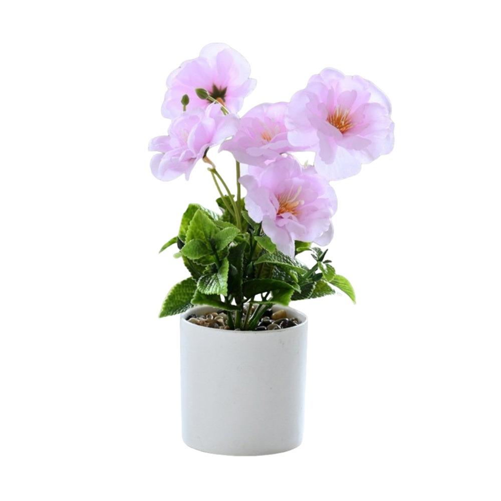 Thekenaufsteller Künstliche Blume Platzierung Topfpflanze Geschenk Kunstpflanze Blumenpott Party Dekoration