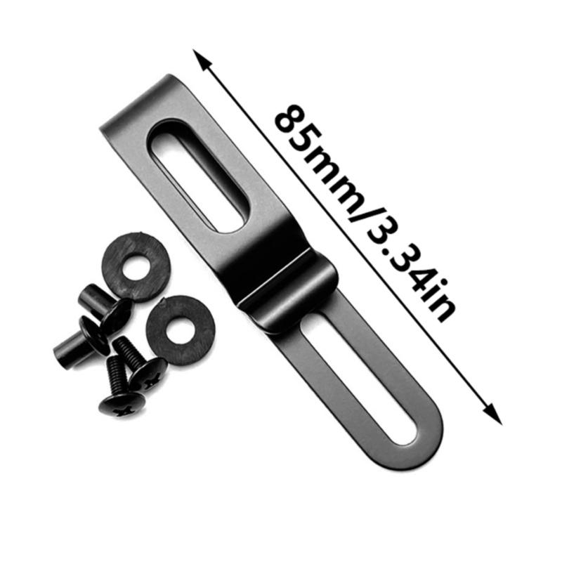 Stainless Steel Scabbard K Sheath Waist Clip Small Scabbards Make Accessories Back Belt Clamps Carring System Tool Parts