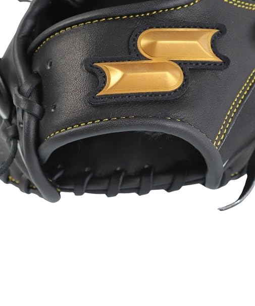 SSK Baseball Youth Soft Baseball Soft Wind Dream Black R Glove, Series, All-Around, WJG324, (90), (Left-Handed Throw)