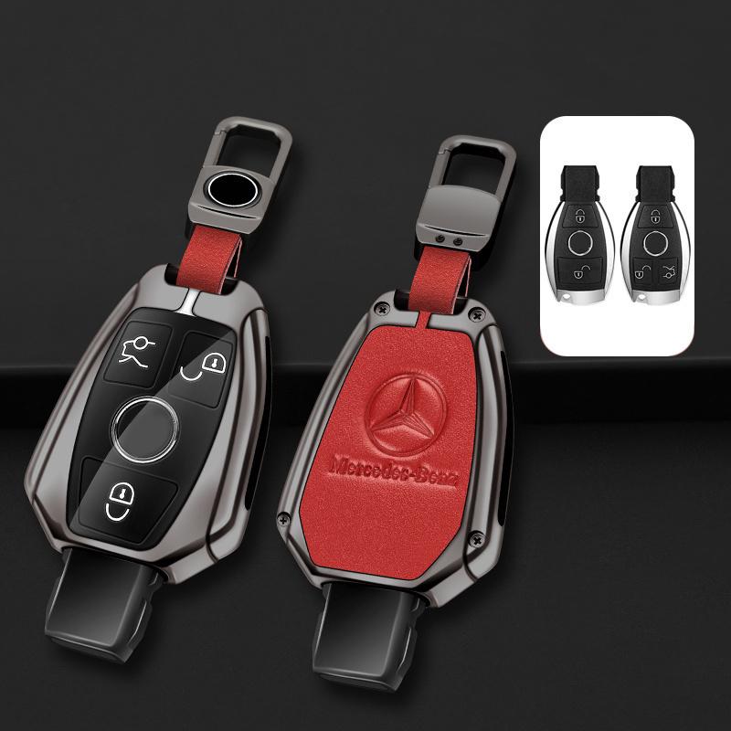 FHP3   2025 New Zinc alloy Car Remote Key Case Cover Shell For Mercedes Benz A B C S Class AMG GLA CLA GLC W176 W221 W204 W205 Auto Acc
