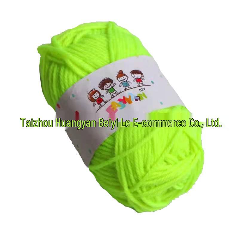 12-Color Children's DIY Yarn Balls for Kindergarten Weaving and Crafts