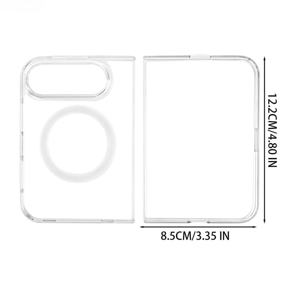 For 18 Ultra/18 Pro/18 Pro Max Transparent Magnetic Case Wireless Charging for Magsafe Slim PC Hard Clear Phone Cover