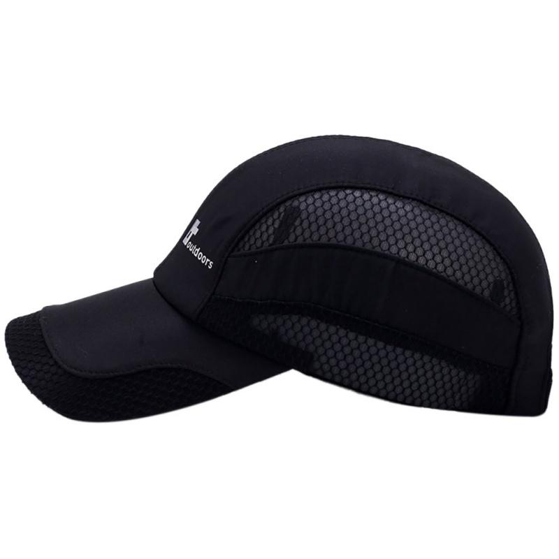 Mesh Cap Men Lady Letter Embroidery Cotton Polyester 50+ Sunshade Quick Dry Anti-UV Adjustable Hats