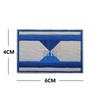 Taifeng Velcro Israeli Flag Cloth Patch - Embroidered Arm Badge