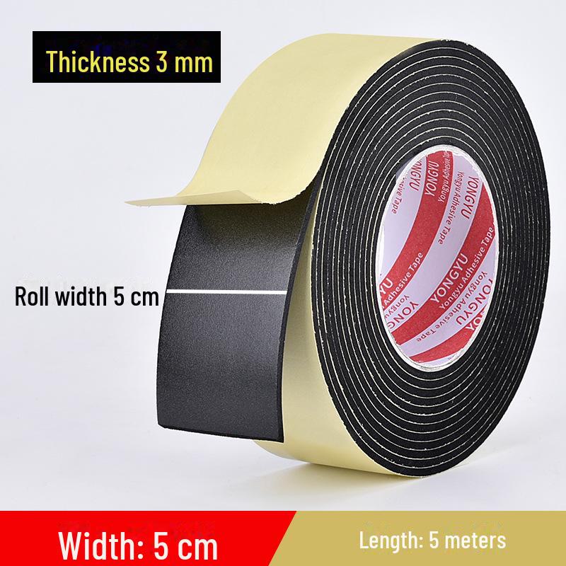Self-Adhesive EVA Foam Sealing Strip – Dust-Proof, Temperature-Resistant, Anti-Collision, Shock-Absorbing Rubber for Doors and Windows