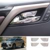 Chrome Steel Interior Door Bowl Cover Trim Fit For Lexus RX350 450h 2016-2022