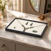 Jewelry Display Tray Slim with Soft-Lined Interior Countertop