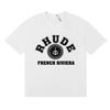 50173 Herren Damen Vintage Monte Carlo Grafikdruck Kastenform Übergröße Baumwolle T-Shirt 100% Baumwolle T-Shirt